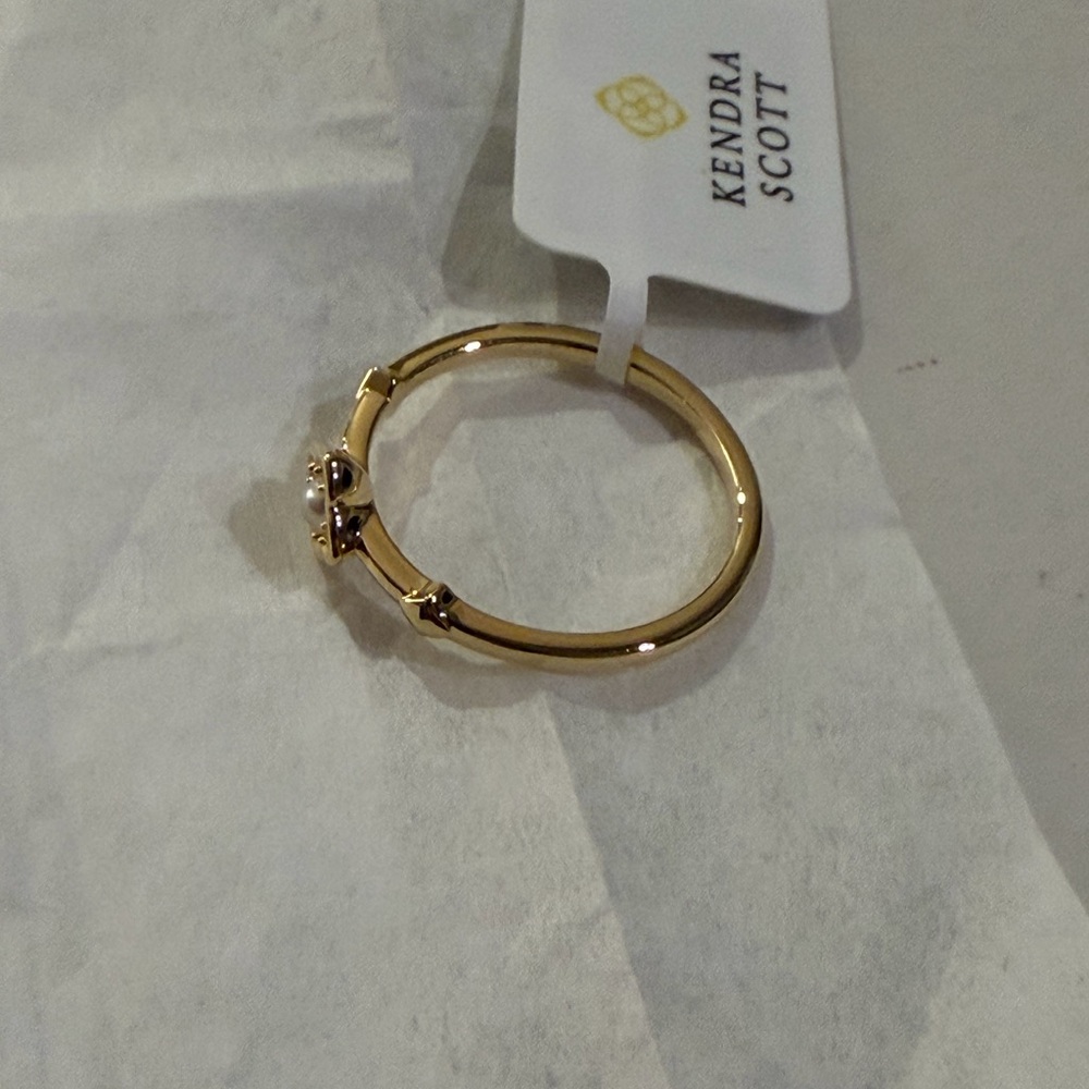 Kendra Scott Dira Ring 18k Gold Vermeil in size 7 - Picture 4 of 5